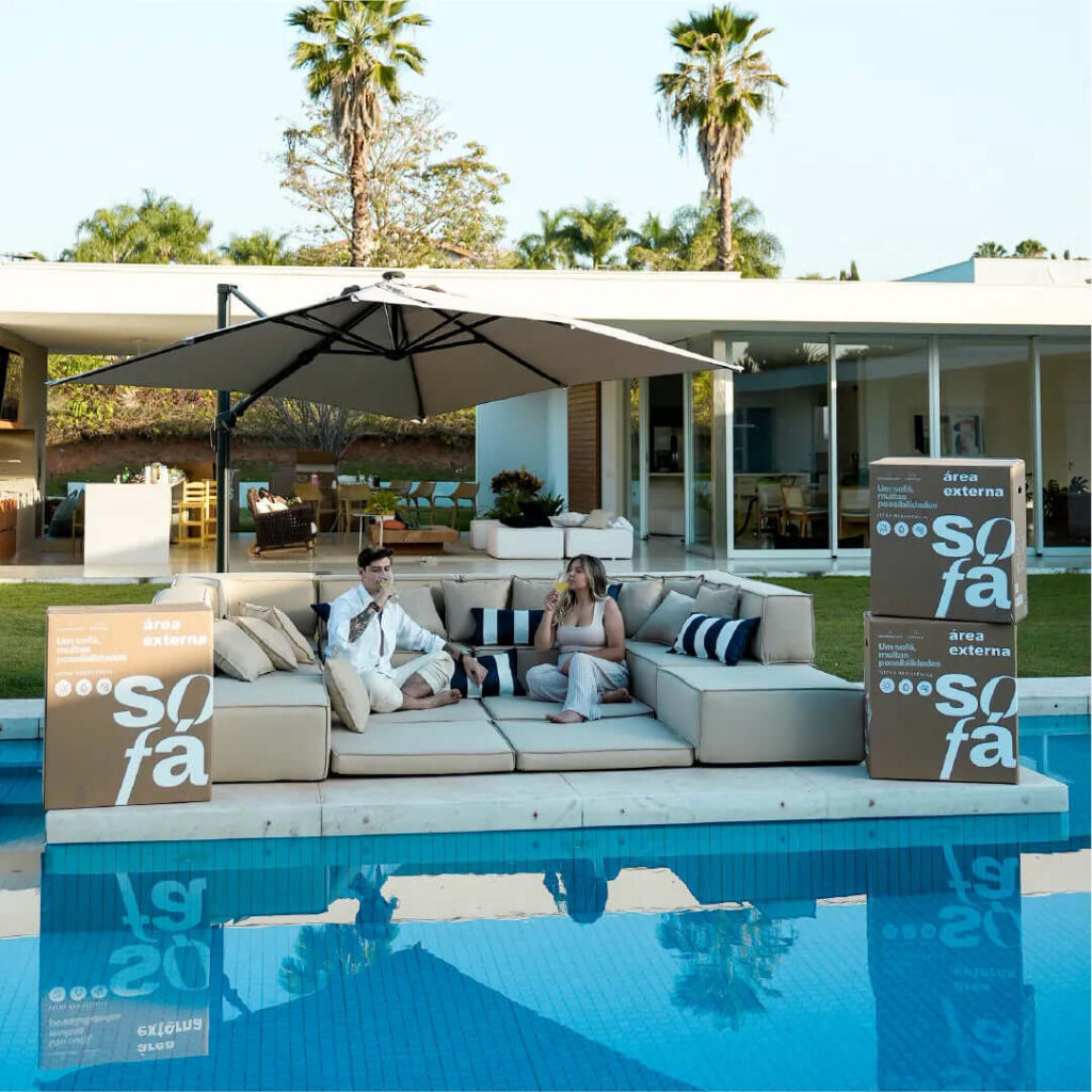 Para quem busca conveniência e harmonia no design, a Eco Flame Garden oferece kits completos para áreas de lazer, combinando móveis e acessórios que garantem beleza e funcionalidade