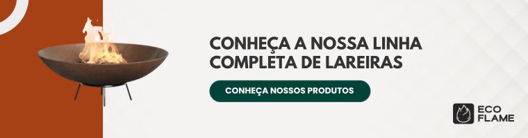 A Eco Flame Garden oferece lareiras ecológicas externas que são práticas e ideais para momentos de lazer, mesmo em temperaturas mais baixas.