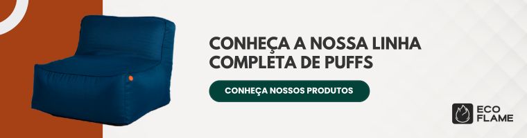 Puffs e apoios são essenciais para oferecer conforto e praticidade na decoração de Natal da área gourmet, permitindo que os convidados se acomodem de forma descontraída.